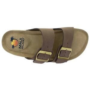 Maui Island Kids Size 3 Sandals Cork Bed - Great Condition!